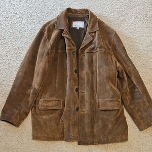 Wilsons Leather Tan Suede Jacket